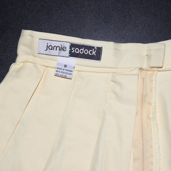 Jamie Sadock Yellow Pleated Tennis/Golf Skort – Size 8 - Picture 8 of 14